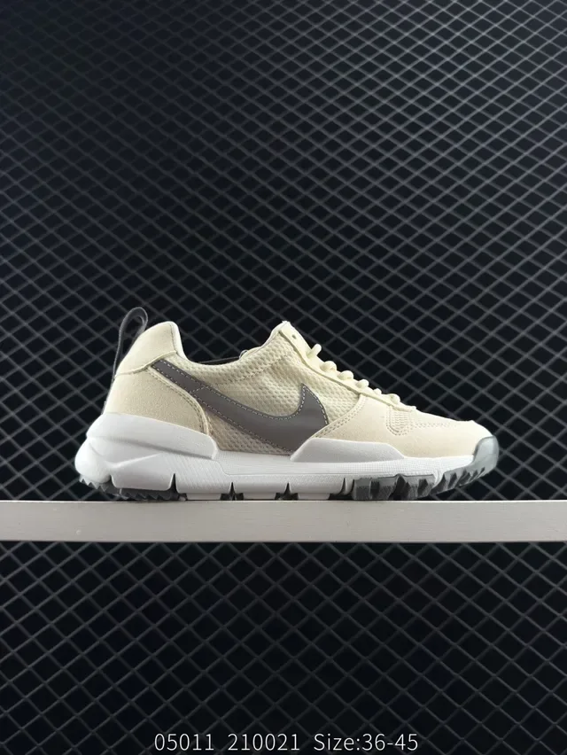 Nike Craft M Off-White and Gray Lifestyle Sneakers 7