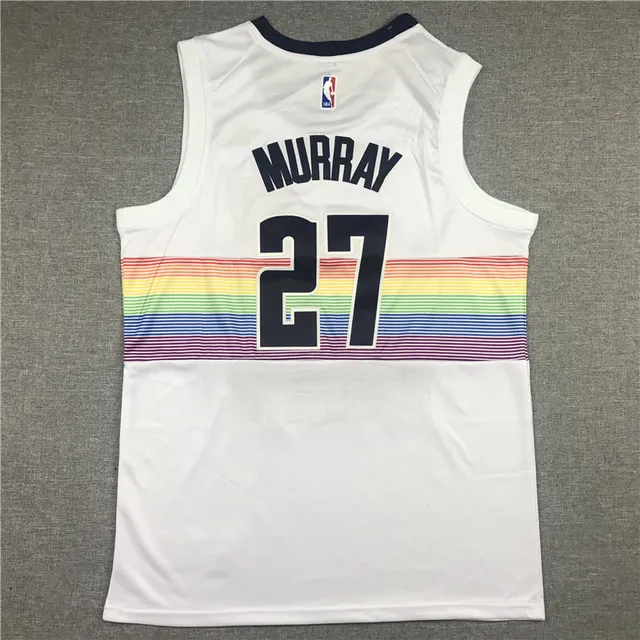 Nike Denver Nuggets City Edition Rainbow Mountain Jersey 3