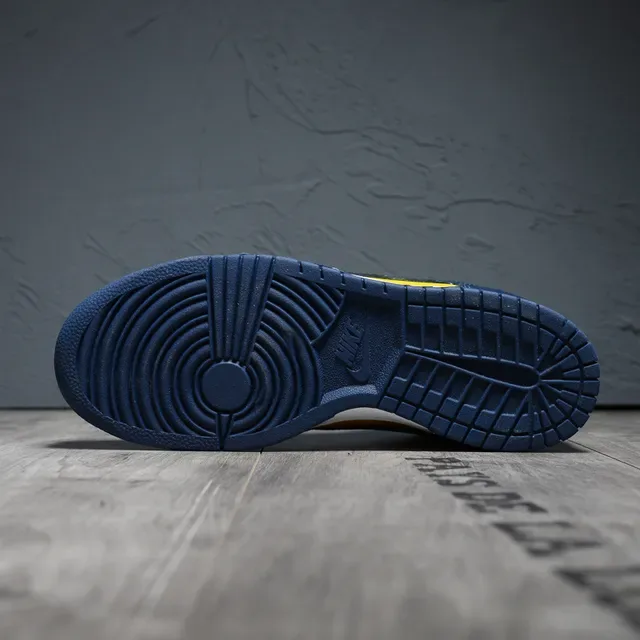 Nike Dunk High Yellow and Navy Lifestyle Sneakers 5