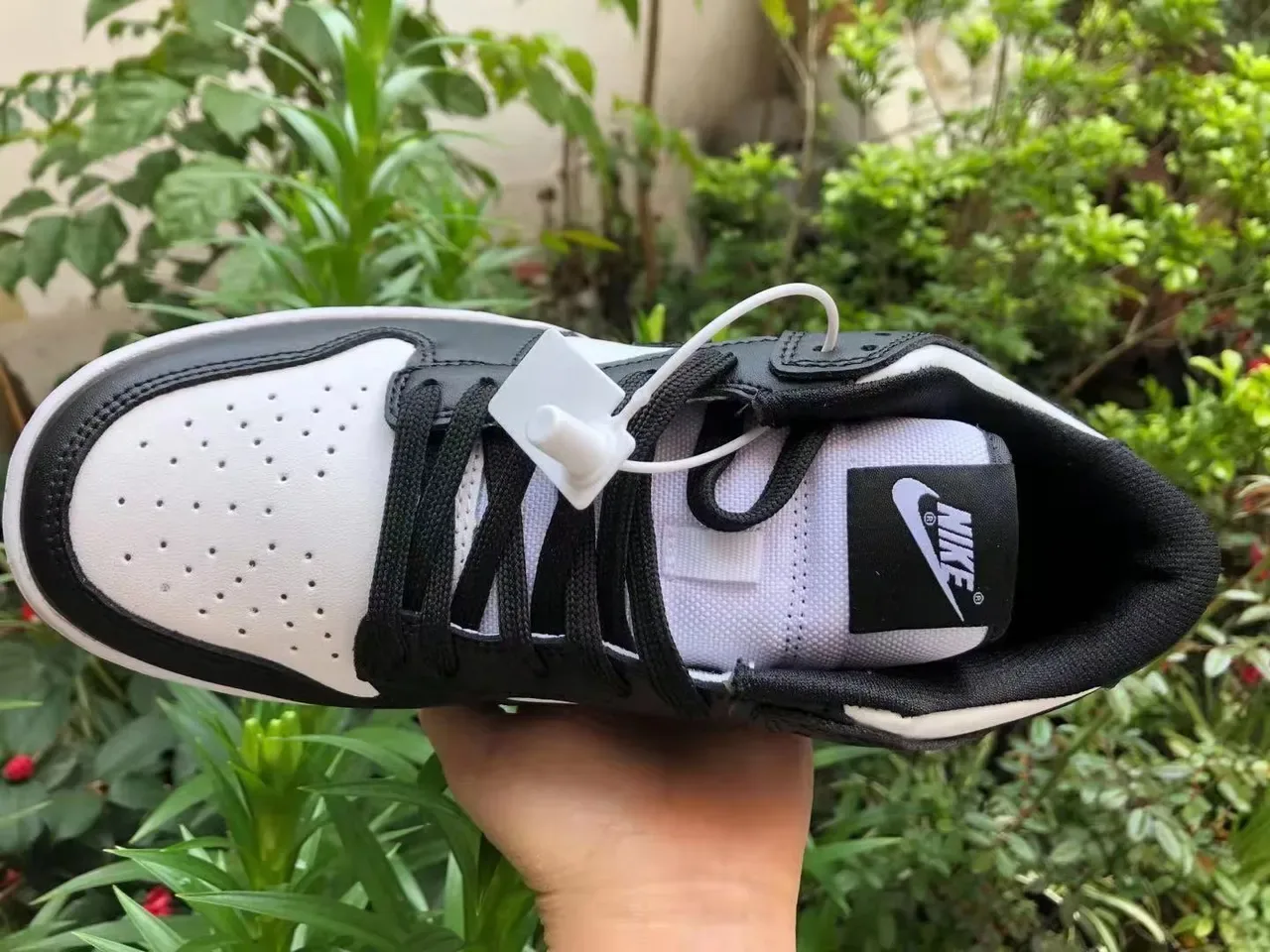 Nike Dunk Low Black and White Lifestyle Sneakers 3