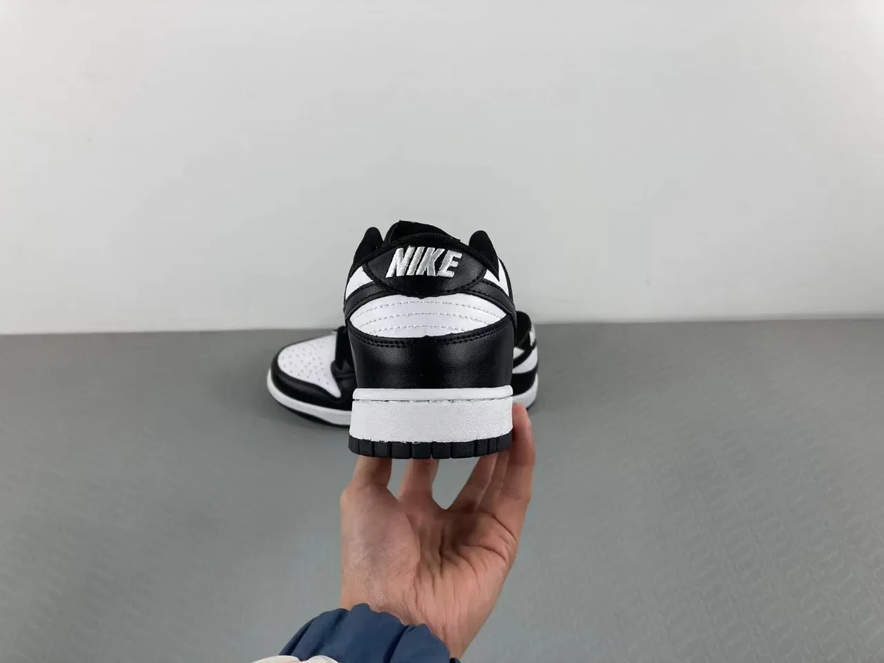 Nike Dunk Low Black White Lifestyle Sneakers 14