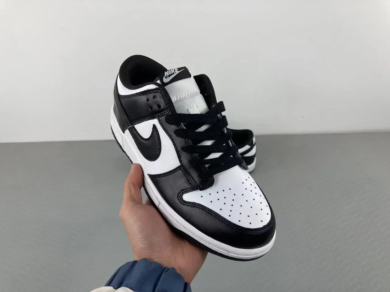 Nike Dunk Low Black White Lifestyle Sneakers 17