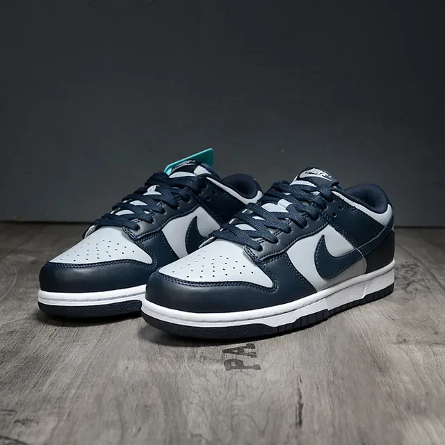 Nike Dunk Low Navy Gray Lifestyle Sneakers 3