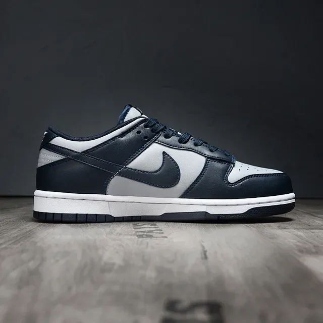 Nike Dunk Low Navy Gray Lifestyle Sneakers 6