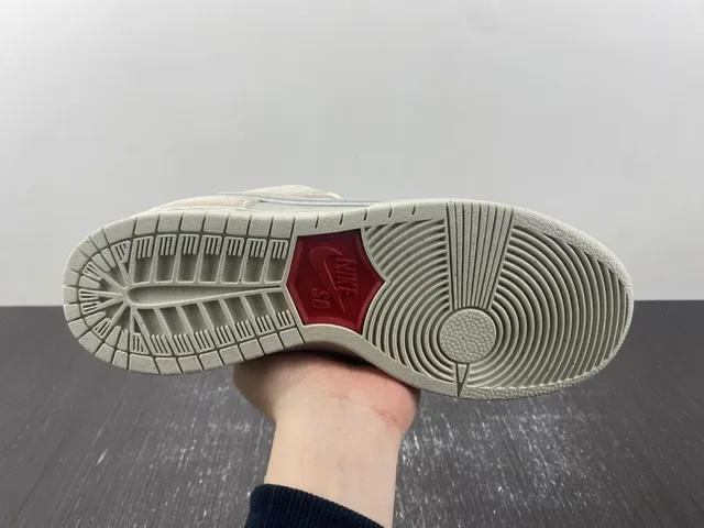 Nike Dunk Low Off-White Beige Lifestyle Sneakers 5