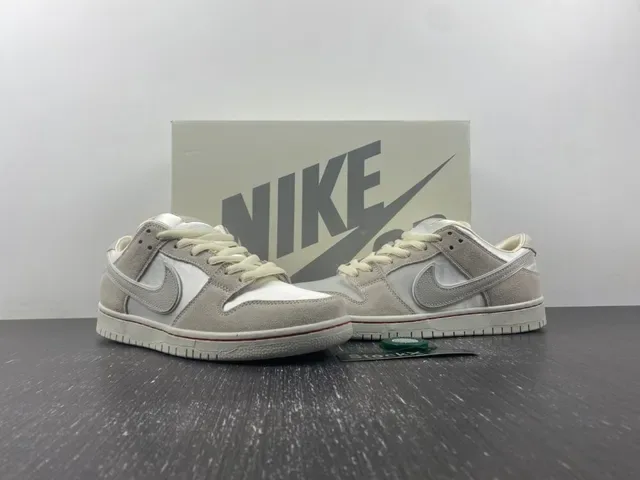 Nike Dunk Low Off-White Beige Lifestyle Sneakers 11