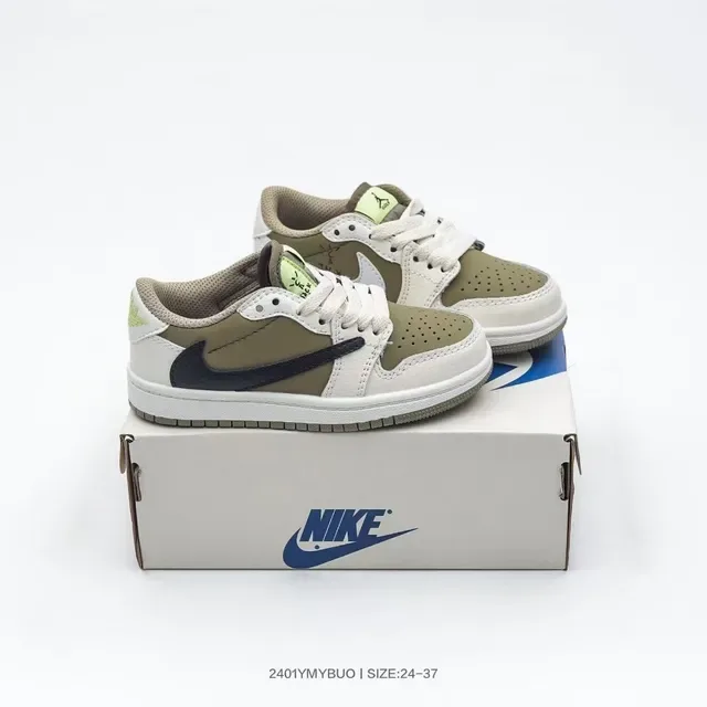 Nike Dunk Low Olive Green and Beige Lifestyle Sneakers 10