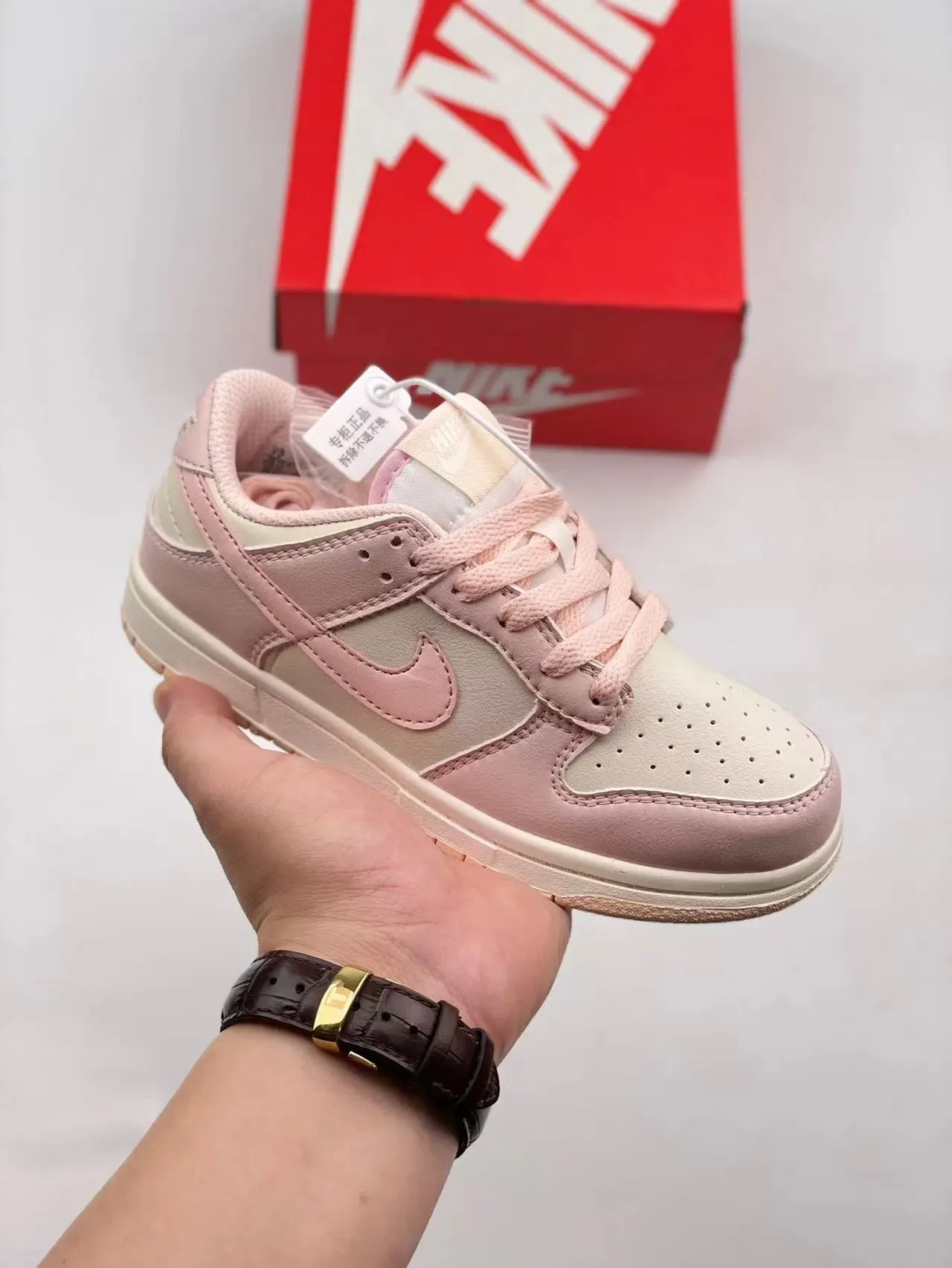 Nike Dunk Low Orange White Lifestyle Sneakers 6