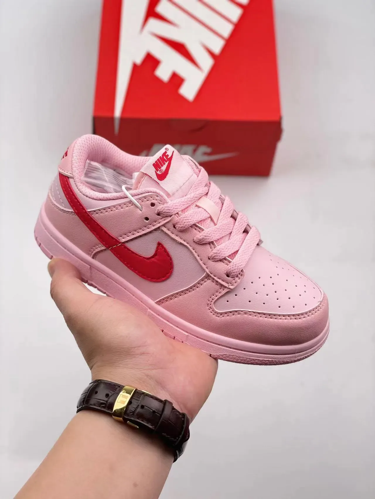 Nike Dunk Low Orange White Lifestyle Sneakers 8