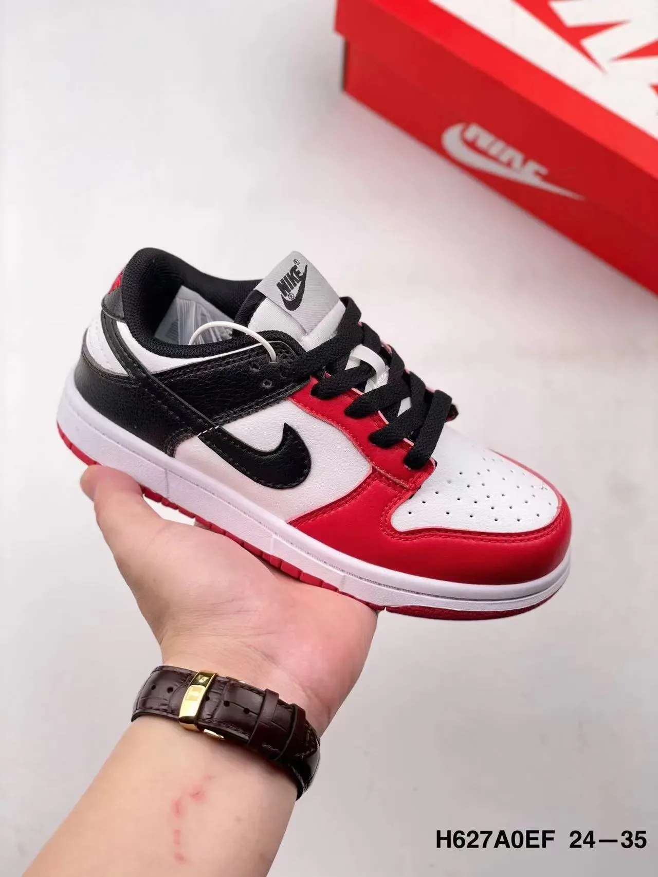 Nike Dunk Low Orange White Lifestyle Sneakers 15