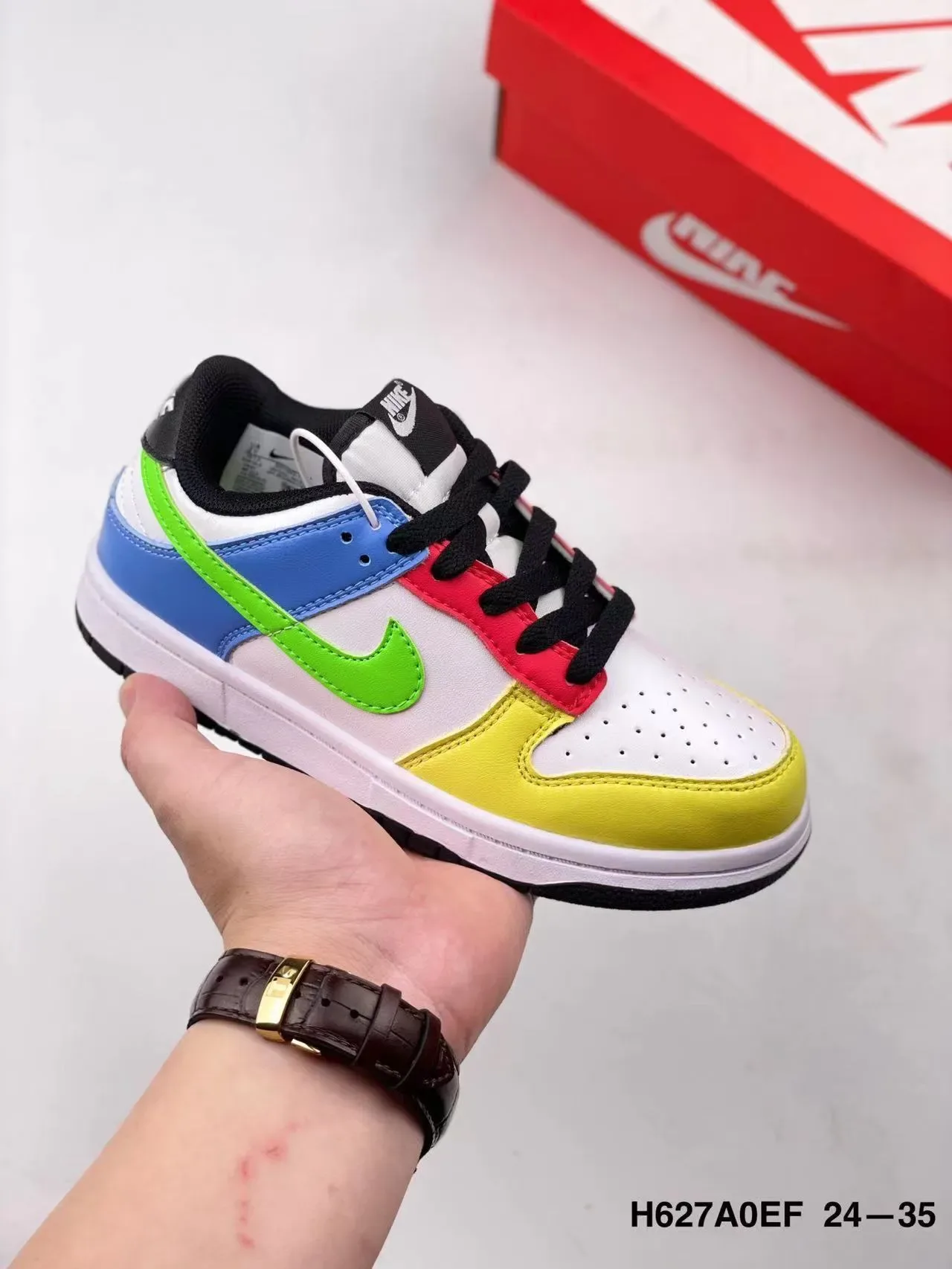 Nike Dunk Low Orange White Lifestyle Sneakers 20