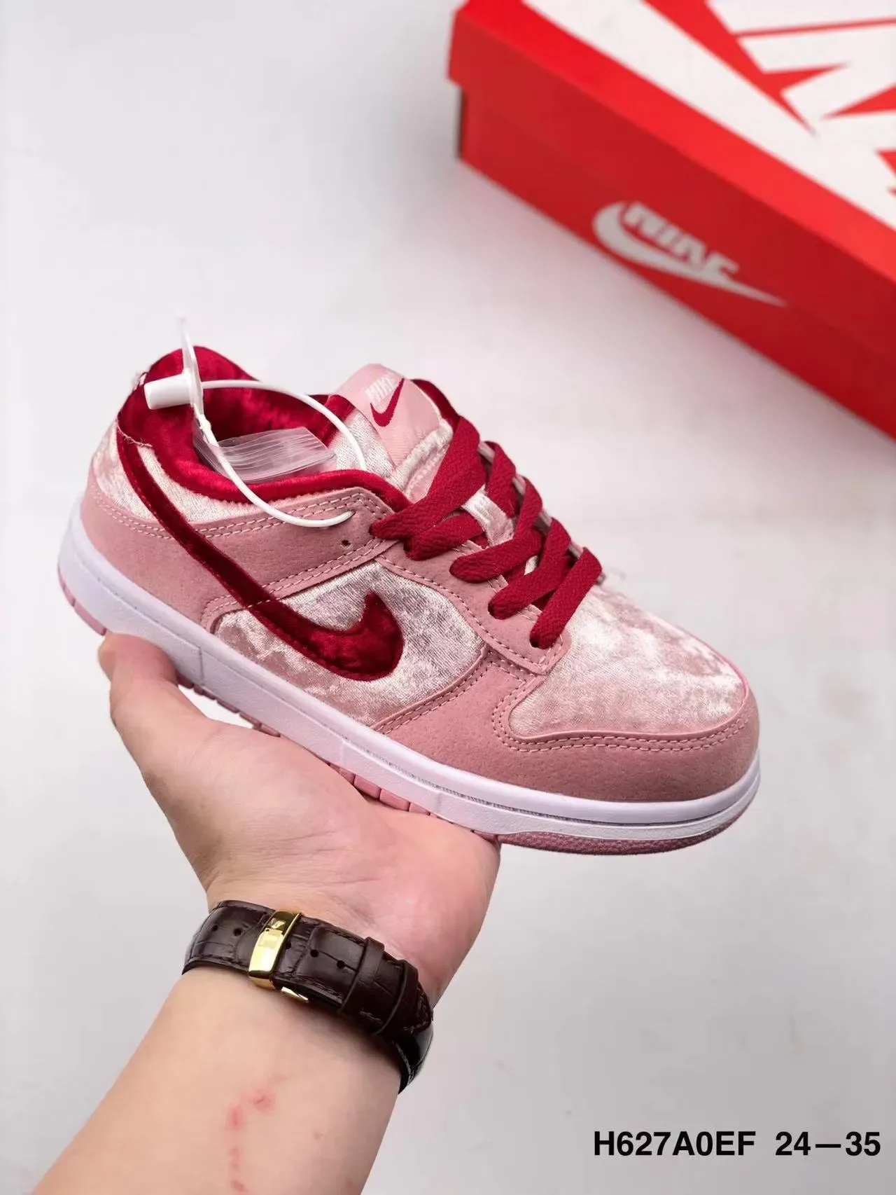 Nike Dunk Low Orange White Lifestyle Sneakers 22