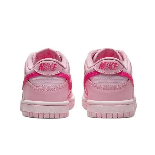 Nike Dunk Low Pink and Hot Pink Lifestyle Sneakers 4