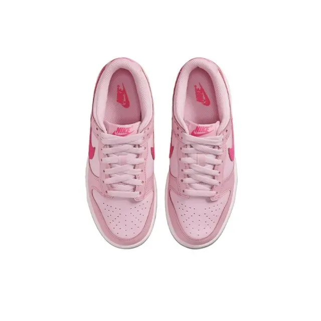 Nike Dunk Low Pink and Hot Pink Lifestyle Sneakers 5