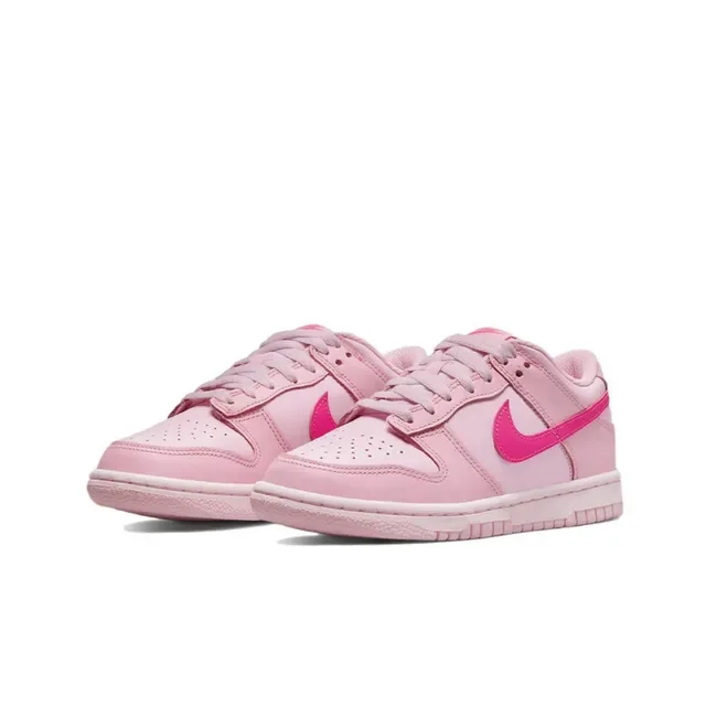 Nike Dunk Low Pink and Hot Pink Lifestyle Sneakers 6