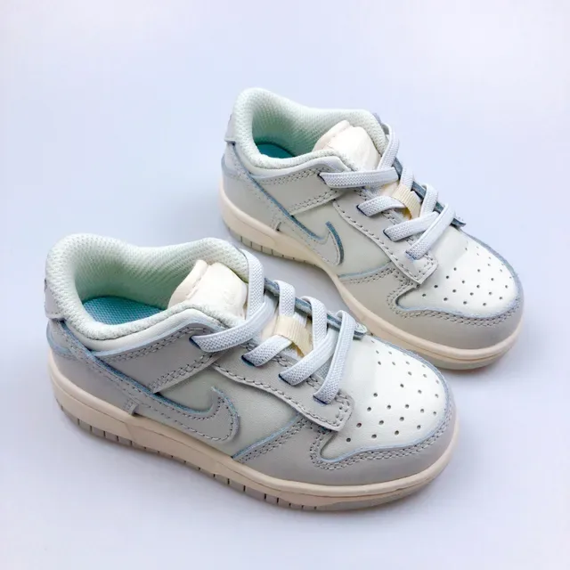 Nike Dunk Low Pink Red White Kids Lifestyle Sneakers 3
