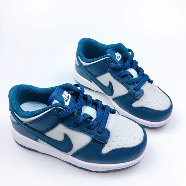 Nike Dunk Low Pink Red White Kids Lifestyle Sneakers 6