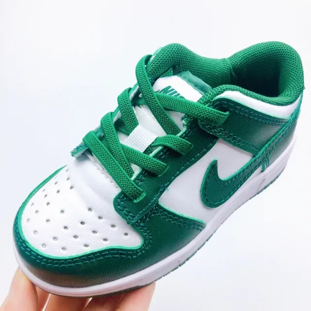 Nike Dunk Low Pink Red White Kids Lifestyle Sneakers 18
