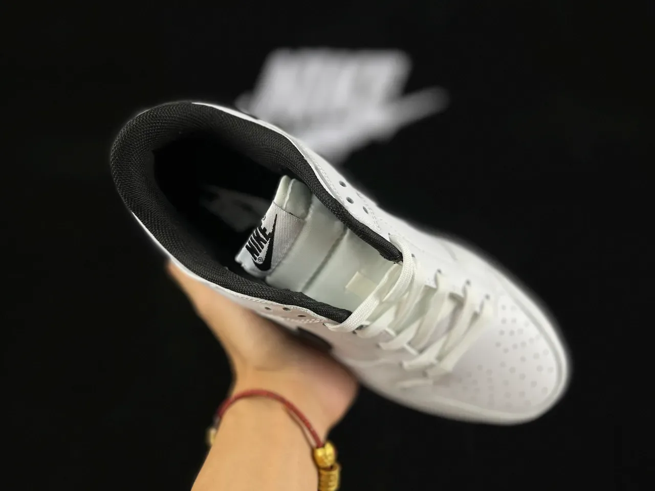 Nike Dunk Low White Black Lifestyle Sneakers 3