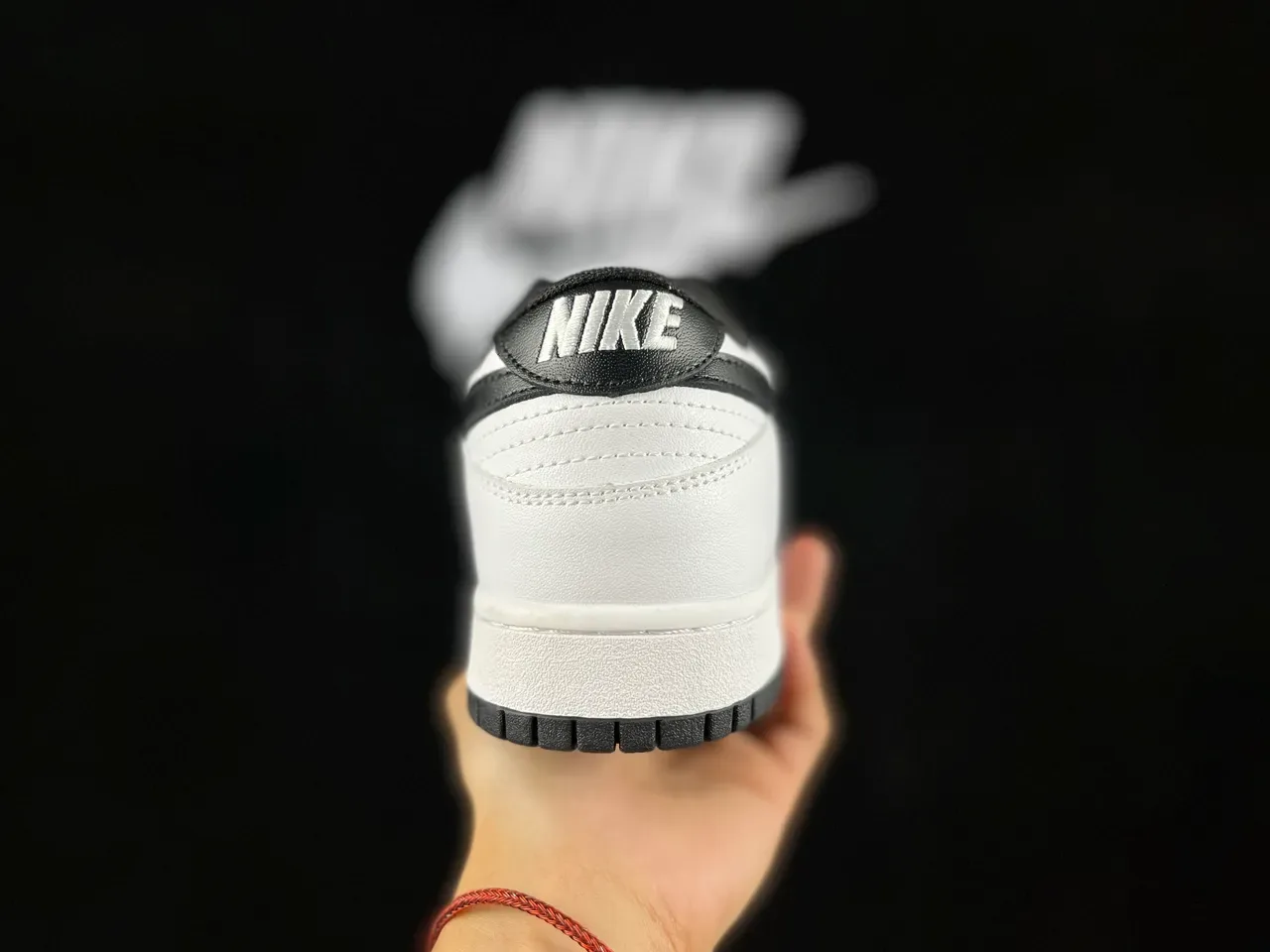 Nike Dunk Low White Black Lifestyle Sneakers 6