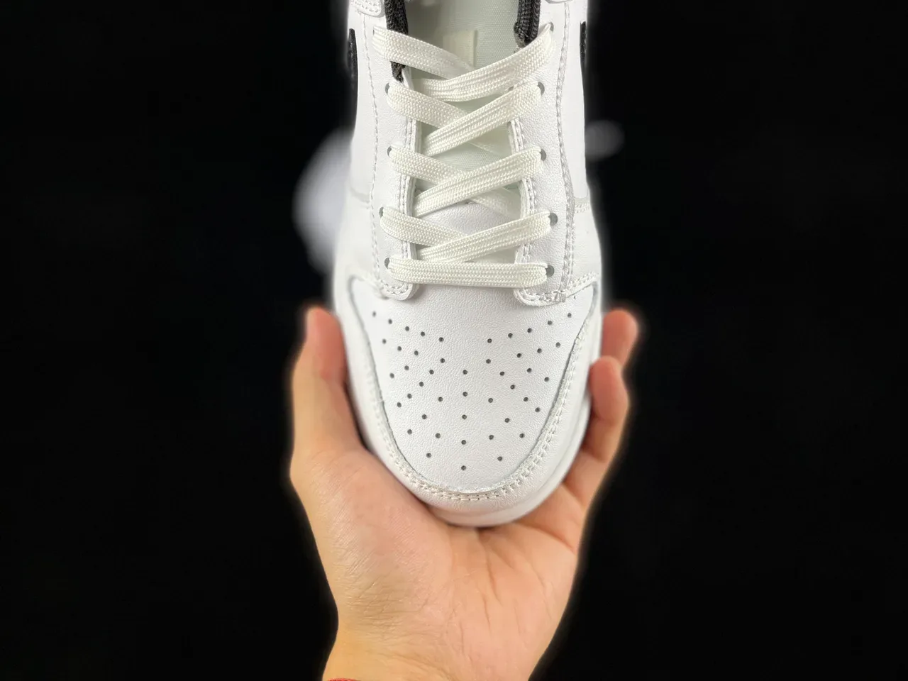 Nike Dunk Low White Black Lifestyle Sneakers 8