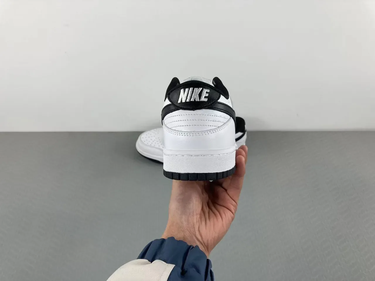 Nike Dunk Low White Black Lifestyle Sneakers 14