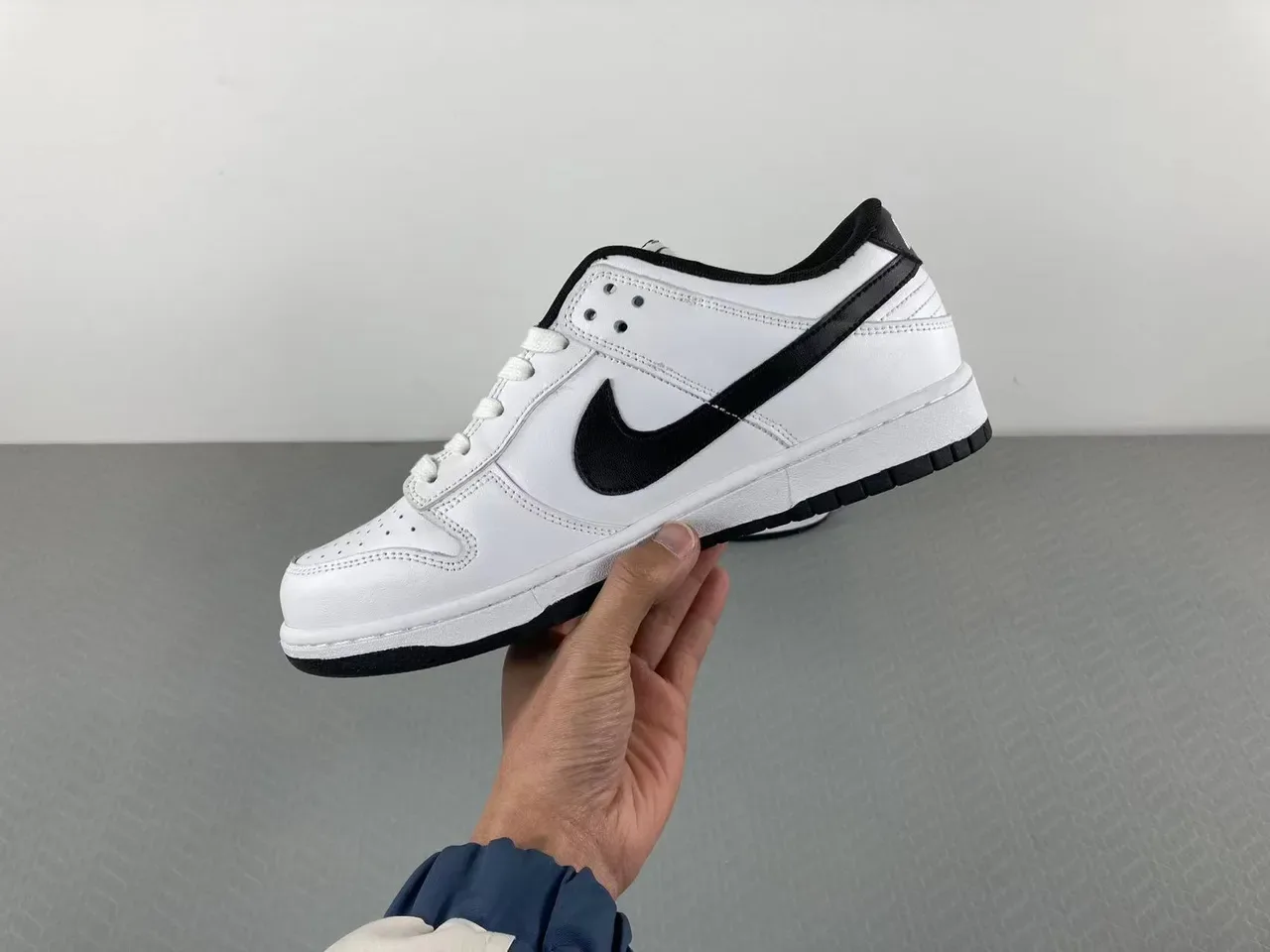 Nike Dunk Low White Black Lifestyle Sneakers 15