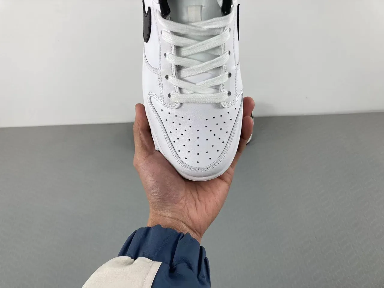 Nike Dunk Low White Black Lifestyle Sneakers 16