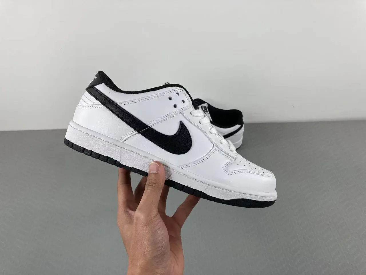 Nike Dunk Low White Black Lifestyle Sneakers 18