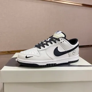Nike Dunk Low सफेद काला Lightning सहयोग लाइफस्टाइल स्नीकर