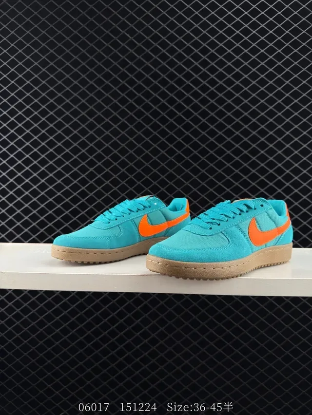 Nike Field General 82 SP Turquoise Orange Gum Lifestyle Sneakers 2