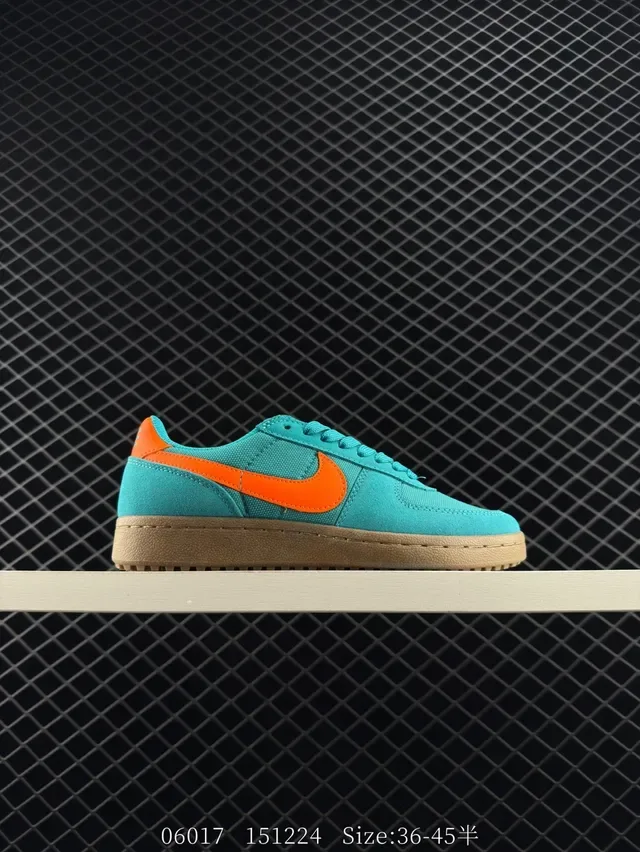 Nike Field General 82 SP Turquoise Orange Gum Lifestyle Sneakers 6
