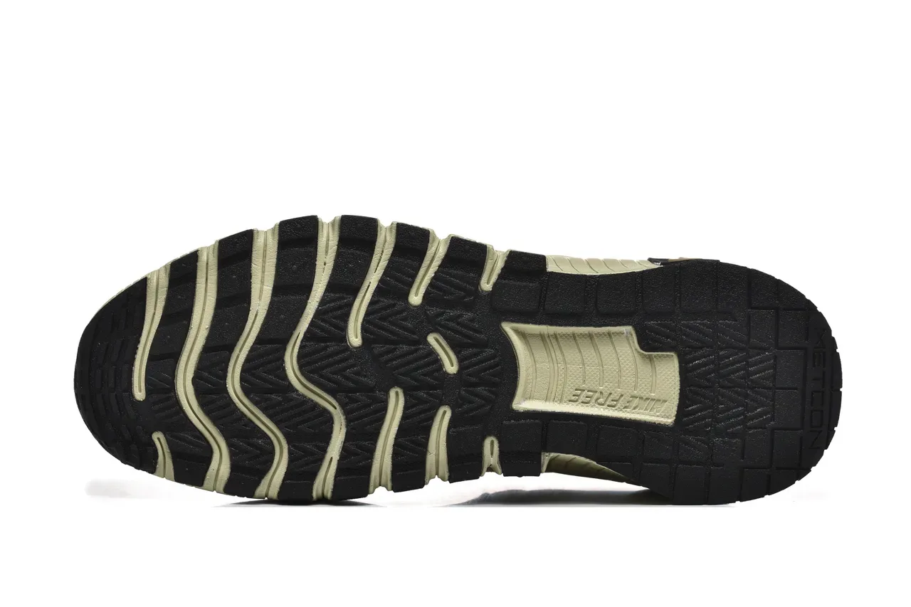 Nike Free RN بيج وأسود حذاء رياضي لايف ستايل 5