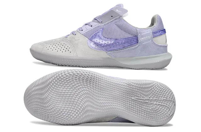 Nike Gato أحذية كرة القدم الداخلية باللون البنفسجي والوردي 7