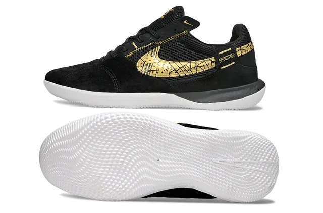 Nike Gato أحذية كرة القدم الداخلية باللون البنفسجي والوردي 14