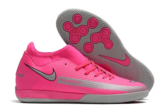 Nike Vert Bleu Tricoté Supérieur Collet à Chaussette Chaussures de Football Indoor 6