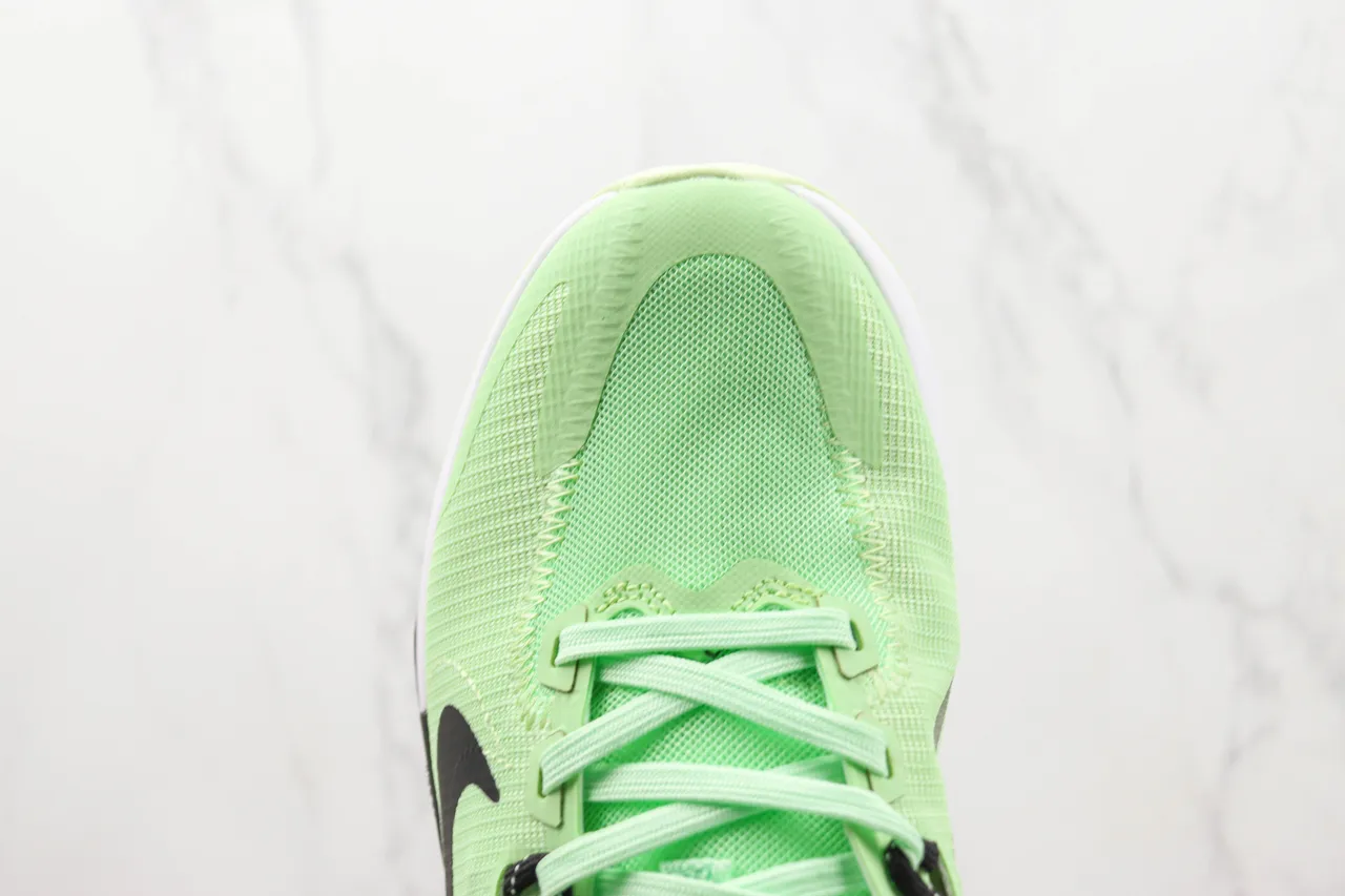 Nike Vert Gris Maille Supérieure Superpositions Synthétiques Stratifiées Chaussures de course 6