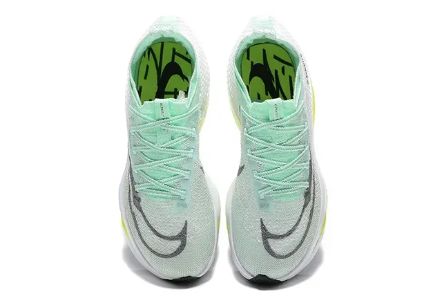 Nike Vert Jaune Engineered Atomknit Upper Full-Length ZoomX Midsole Chaussures de course 2
