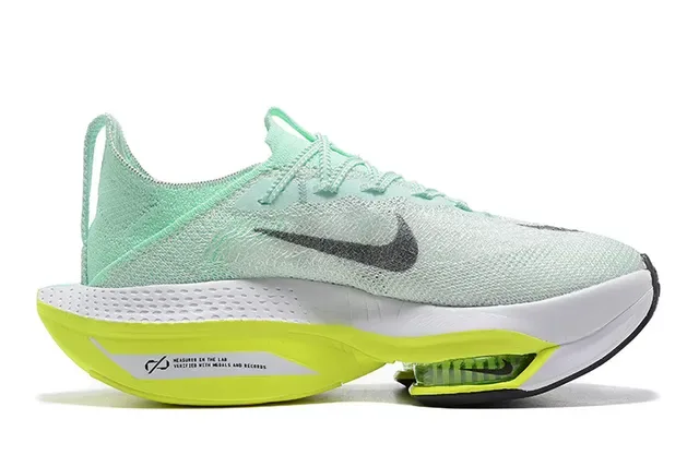 Nike Vert Jaune Engineered Atomknit Upper Full-Length ZoomX Midsole Chaussures de course 5