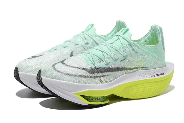 Nike Vert Jaune Engineered Atomknit Upper Full-Length ZoomX Midsole Chaussures de course 6