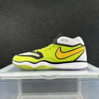 Nike हाई-टॉप नीयॉन लाइम और पीला बास्केटबॉल जूते