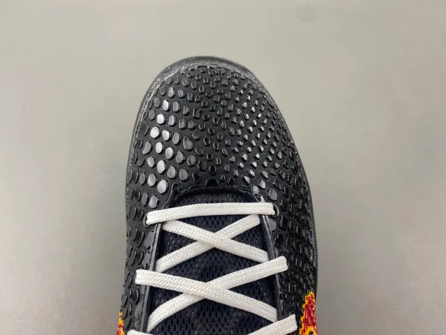 Nike Kobe 6 Black Red Yellow Basketball Shoes 5