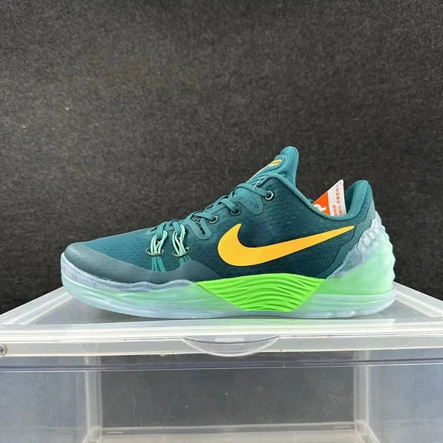 Nike Kobe 8 System Green Yellow Basketball Shoes 2