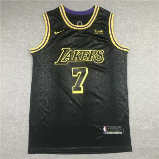 Nike Lakers City Edition Black Serpent Texture Jersey