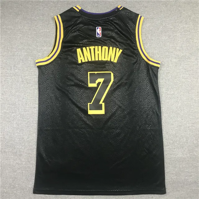 Nike Lakers City Edition Black Serpent Texture Jersey 3