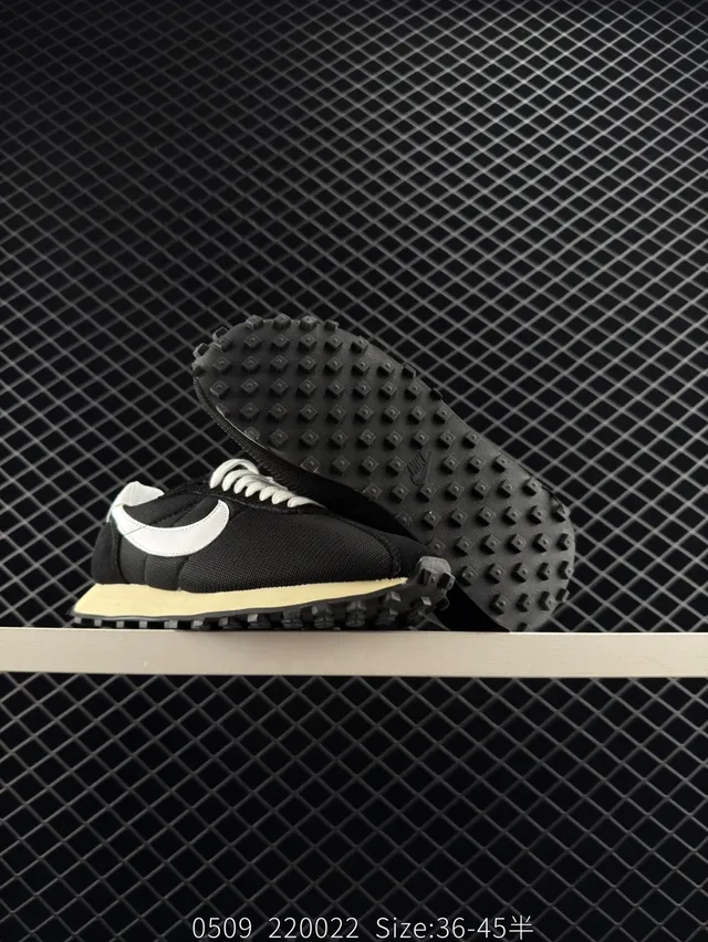 Nike LD-0 Black White Low-Top Mesh Upper Running Shoes 5