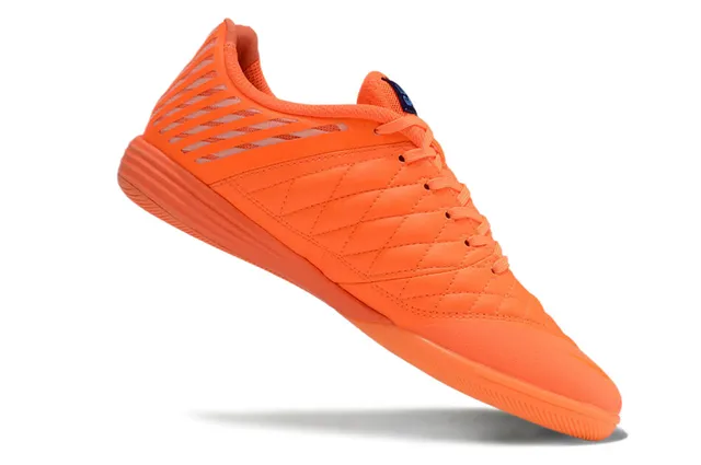 Nike Lunar Gato Orange Noir Capuchon matelassé pour orteil Superposition de cage synthétique en diagonale Chaussures de football indoor 7