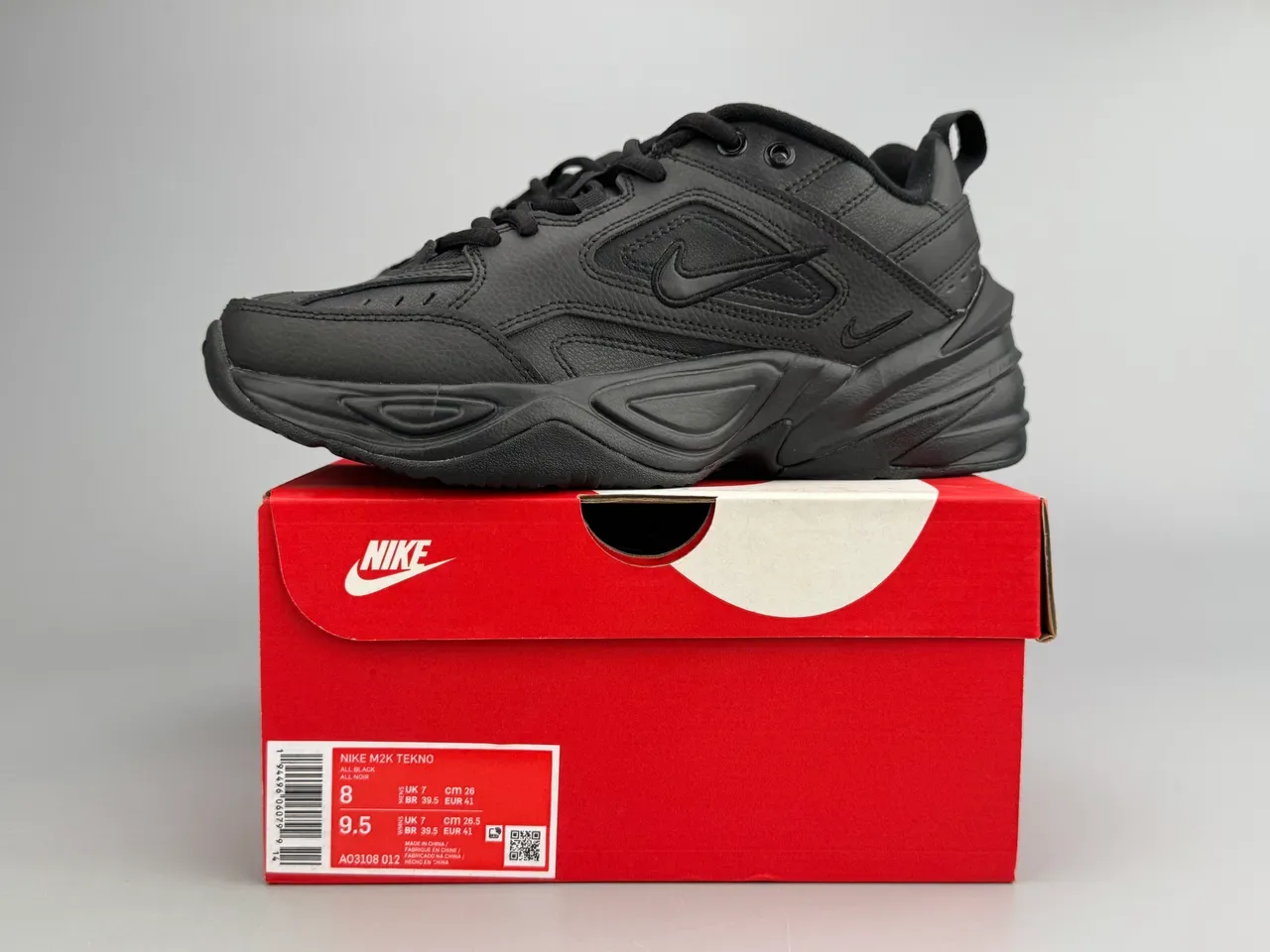 Nike M2K Tekno Black Chunky Sneakers 4