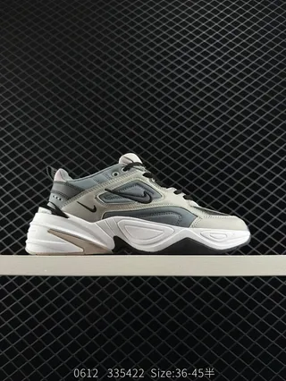 Nike M2K Tekno Gray Black White Chunky Sneakers 2