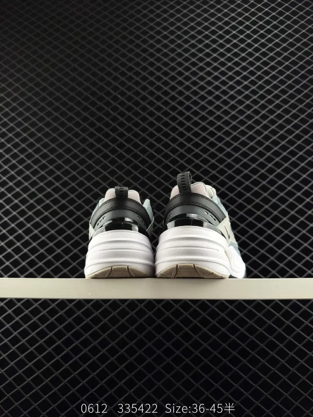 Nike M2K Tekno Gray Black White Chunky Sneakers 4